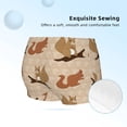 thumbnail image 2 of Pofeuu Squirrel nut backgrounds Print Soft Cotton Girls Boyshort panties Toddler Underwear-Large, 2 of 5