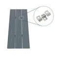 thumbnail image 6 of Mondaria Composite Decking Flooring 96"x5.4"x0.9" (9-Piece) - with Clips, Screws for Outdoor DIY Flooring (Gray), 6 of 9