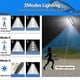thumbnail image 4 of 5000w Upgraded 8000mah Solar Street Light Outdoor Waterproof Led For Garden Wall Adjustable Angle Solar Lamp With Modes Remote UYF, 4 of 5