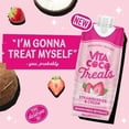 thumbnail image 3 of Vita Coco Treats Strawberries & Cream Coconut Milk Drink - 16.9 fl oz Box, 3 of 5