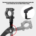 thumbnail image 4 of Bicycle Rearview Mirror Adjustable Cycling 20-24mm Rearview Mirror for Handlebar Rear View Reflector Back Mirrors Removable Mountain Bike Glass Right, 4 of 9