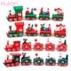 thumbnail image 2 of Tren De Navidad Pintado De Madera Decoración Para El Hogar Xmas Tree Decor Krismas Ornamento Regalo 2022 Decoraciones, 2 of 4