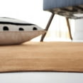 thumbnail image 4 of SAFAVIEH Suede Cowhide Einri Solid Area Rug, Light Beige, 5' x 7', 4 of 8