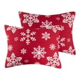 thumbnail image 5 of Greenland Home Fashions Novelty Holiday Snowflakes Matelassé Pillow Sham, Standard, 5 of 7