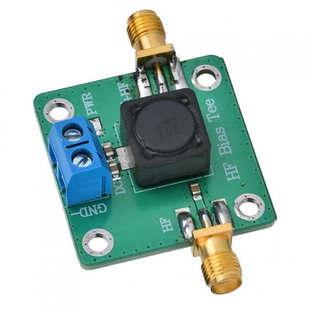

Bias Tee Dc Bias For Wide-band Dc Block Rf Power RF Microwave HF Bias Tee DC Bias 50K-60MHz Active Antenna Power Supply