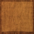 thumbnail image 1 of Ahgly Company Indoor Square Abstract Orange Modern Area Rugs, 3' Square, 1 of 4