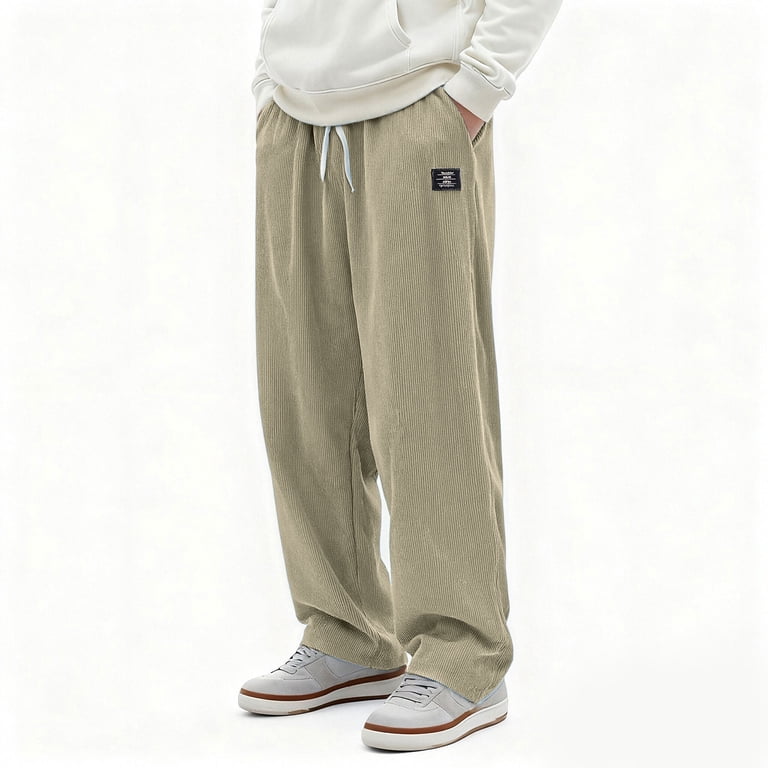 Baggy Mens Sweatpants Mens Pajama Pants Lightweight No Drawstring