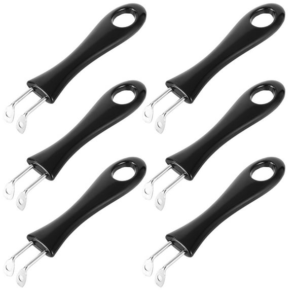 Soimiss 6Pcs Replacement Pot Handle for Cookware with Ergonomic Black Grip