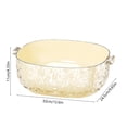 thumbnail image 3 of MTBLYS Platos grandes para fruta | Platos decorativos de gran capacidad para fruta | Bandeja de plástico para servir fruta, 3 of 6