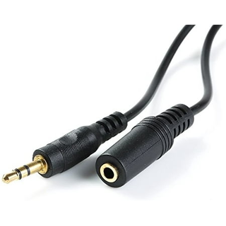 6ft 3.5MM 1/8" M-F Premium Headphone Audio Extension Cable Wire