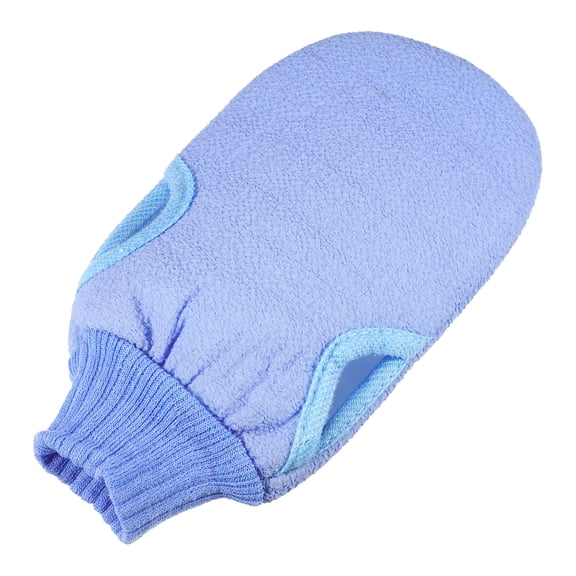 Unique Bargains Shower Gloves for Bathroom 1Pc Blue