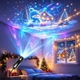 thumbnail image 4 of 5D Plug and Play Christmas Projector - Six Styles Smart Dynamic Night Light, 360掳 Rotating USB Powered Projector for Bedroom, Gaming Room, Car Interior Roof, Christmas, 4 of 8