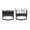 Black, variant on 2 Sizes Limit Comb Hair Guide Attachment for Cordless Electric Hair Shaver Salon Haircutting Tool