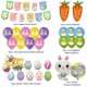 thumbnail image 2 of ensemble De Dcoration De Pques, Ensemble De Ballons De Pques Avec Bannire Happy Pques, Dessus De Gteau Thme, Ballon D'oeuf De Pques Lapin De Pque, 2 of 5