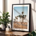 thumbnail image 5 of Palms, Santa Monica 02 - Santa Monica California Photography Black Framed Wall Art Print 20 x 30 inches, 5 of 12