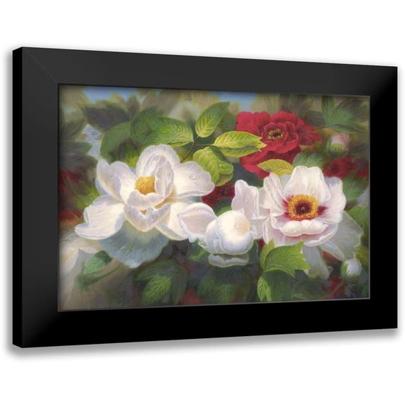 Murphy, John 14x11 Black Modern Framed Museum Art Print Titled - American Flowers I