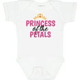 thumbnail image 3 of Inktastic Princess of the Petals with Crown Girls Baby Bodysuit, 3 of 5