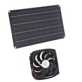 thumbnail image 1 of 15W Solar Panel Fan Efficient Ventilation for RVs Greenhouses Pets Lightweight and Portable High Efficiency and Energy Saving Design, 1 of 8