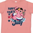 thumbnail image 4 of Inktastic Happy 4th of July with Patriotic Flamingo Boys or Girls Toddler T-Shirt, 4 of 5