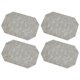 thumbnail image 2 of 17 pulgadas 4 piezas manteles antideslizantes tapetes de mesa de cena tapetes lavables, 2 of 10