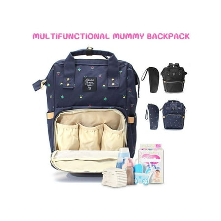 Multifunctional Mummy Canvas Maternity Ny Diaper Bag Large Multifunctional Mummy Canvas Maternity Ny Diaper Bag Large Capacity Baby Organizer Backpack Bottle Sleeve