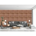 thumbnail image 2 of Dundee Deco 3D Wall Panels - Peel and Stick Wall Sticker, Modern Faux Stone Bronze Self Adhesive Foam Wall Paneling for Interior Wall Decor, Pack of 5, Covers 26.45 sq. ft., 2 of 5