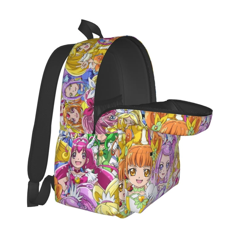 Glitter Force Backpack Lightweight Student Rucksack Travel Bookbag Girl Boy Laptop Knapsack
