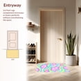 thumbnail image 3 of ODIKA 4'x6' Machine Washable Non-Slip Area Rug, Kawaii Cloud Dream with Pastel Waves Design High Traffic Rug, Pink, 395469, 3 of 7