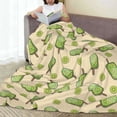 thumbnail image 6 of Vsdgher Kiwi Ice Cream Ultra-Soft Micro flannel Blanket Throw Blankets for Couch Sofa, Bed (4 sizes)-50"x40", 6 of 7