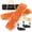 Orange, variant on BUNKER INDUST Gen 7th Traction Boards with Mounting Kit & Jack Base - Pair Offroad Recovery Tracks for 4x4, Jeep, Truck Tires - Sand, Mud, Snow Ramps, Red
