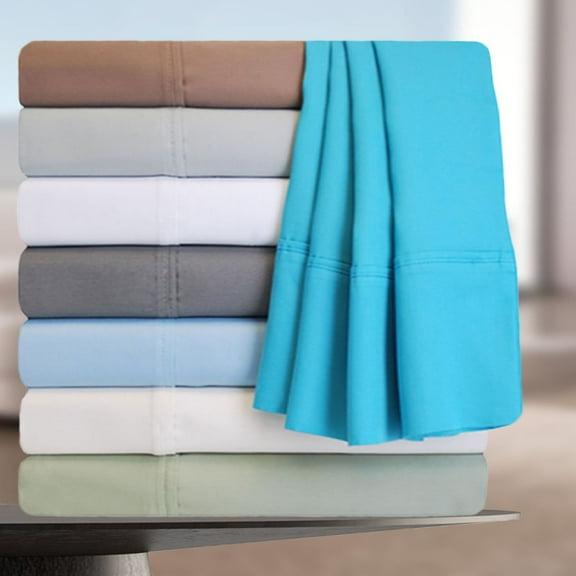 600 Thread-Count Wrinkle-Resistant Cotton-Blend Sheet Set Taupe / Split King