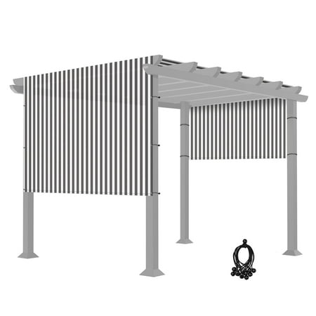 8x16 Ft Universal Pergola Canopy Replacement Cover Sun Shade Rod Pocket Outdoor