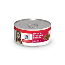 Hill's Science Diet Liver & Chicken Wet Cat Food, 5.5oz Can 24pk