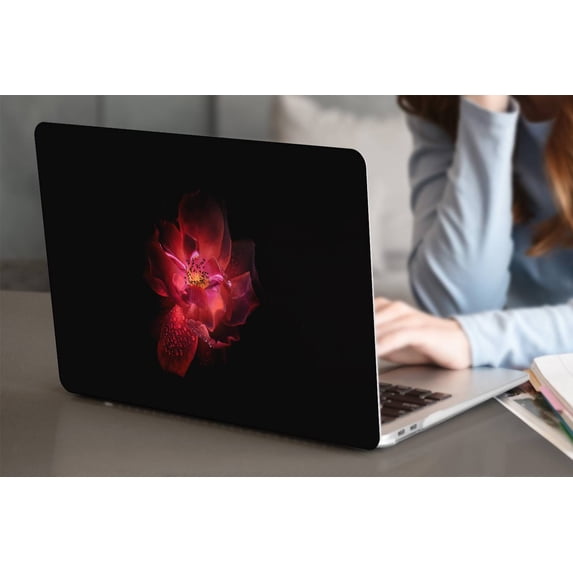 KSK KAISHEK Hard Protective Shell Case Cover Compatible with 2022.0 Rel. MacBook Air 13.6" m2 with Retina Display Type C Model: A2681 Flower 1561 + Black Keyboard Cover