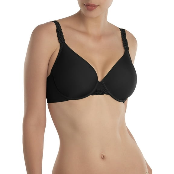 Natori's Women Body Double Full Fit Bra (Black, 34DD)