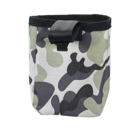 Feiona Mini Pet Hands Free Training Waist Bag Dog Feed Pouch Portable Camouflage Pattern Dog Treat Waterproof Cloth Bag