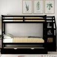 thumbnail image 2 of Twin-Over-Twin Bunk Bed with Twin Size Trundle and 3 Storage Stairs, 2 of 7