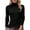 Black, variant on Women Sweaters Turtleneck Long Sleeve Ribbed Knit Pullover Tops Slim Fit Stretchy Women Dressy Casual Shirts Thermal Base Layer