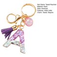 thumbnail image 3 of LYMAYTER Cute Pink Tassel Mug Accessory Initial Letter Charm Keychain - with Tassel, Heart - shaped Sequins, 3 of 7