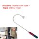 thumbnail image 2 of Locksmith Bypass Deadbolt Thumbturn Tool for Opening and Prying Doors Store Vehicle Glass Door Locks, 2 of 5