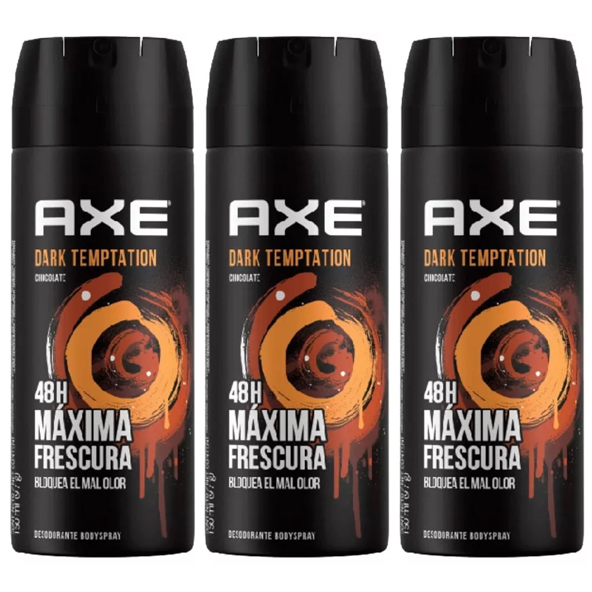 Axe Deodorant Body Spray for Men, Dark Temptation, 5.1 oz, 6 Pack