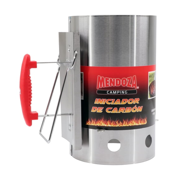 Iniciador de Carbón Mendoza Compacto fácil de Usar para Parrilla Asadores o Camping