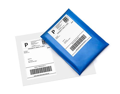 POLYSELLS Shipping Labels with Self Adhesive, 8.5 x 5.5 Inches POLYSELLS Shipping Labels with Self Adhesive, 8.5 x 5.5 Inches