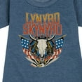 thumbnail image 3 of Lynyrd Skynyrd - Americana Steer Skull - Toddler & Youth Girls Fleece Dress, 3 of 5