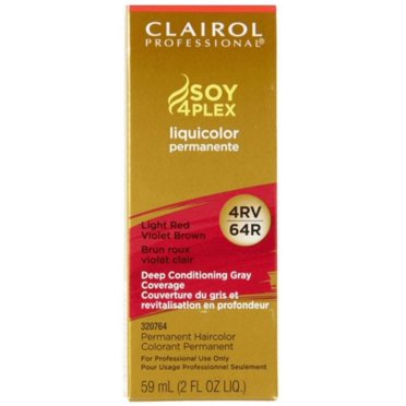 Clairol Professional SOY 4 PLEX Permanent Hair Color – 2oz Tube, Choose Your Shade (Requires Developer)