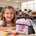 thumbnail image 4 of DISNIMO Backpack and Lunch Box Set for Girls 10-12, Axolotl Music Note Print 17 Inch Schoolbag with Pencil Case for Primary Middle School Students, Large Capacity Lightweight Daypack for Travel, 4 of 7