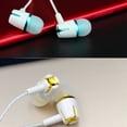 thumbnail image 2 of serony HD Microphone In-ear Earphone 3D Stereo Sound Wiring Earbuds Free Answer Control Earpiece, 2 of 6