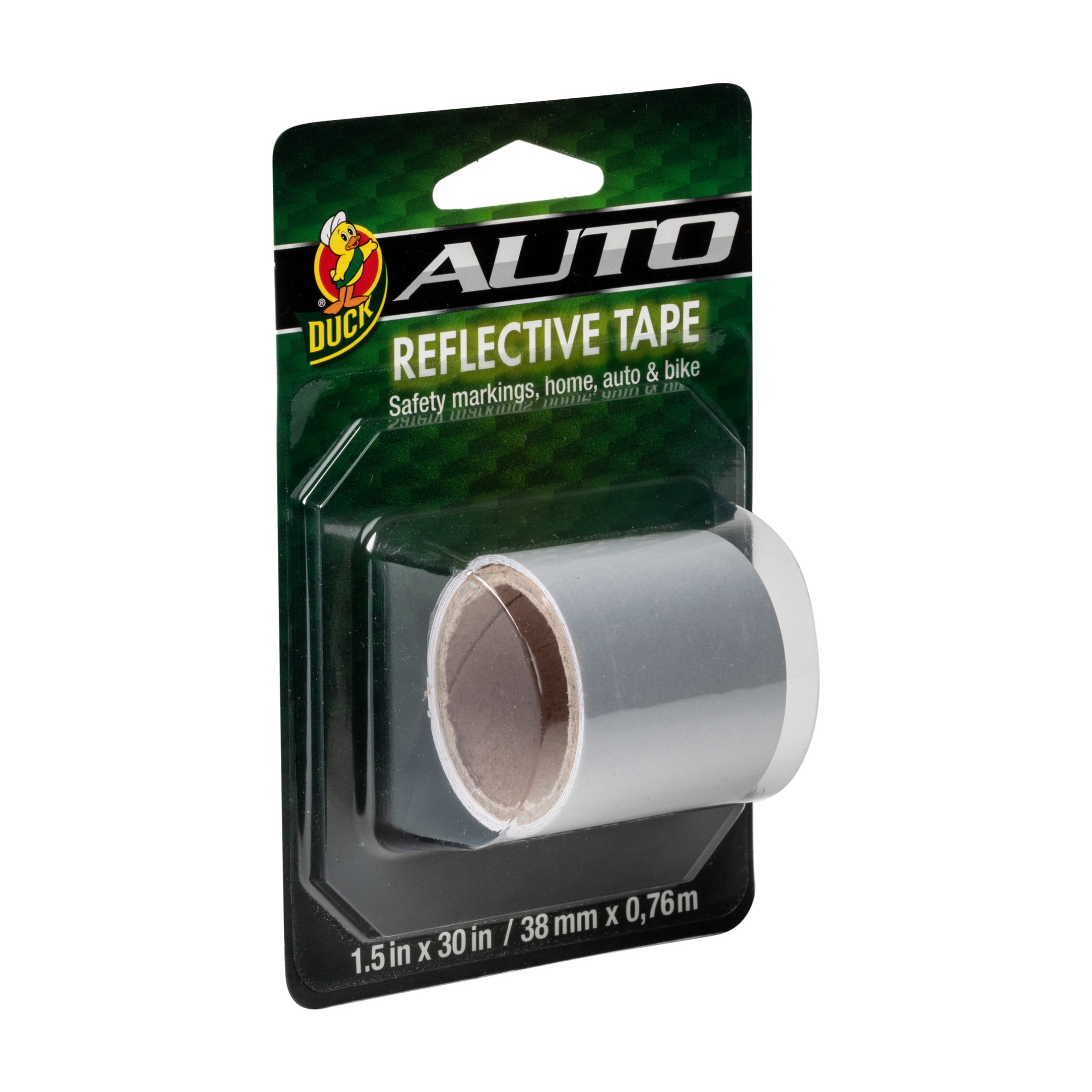 Duck® Brand Reflective Tape - White, 1.5 in. x 30 in.