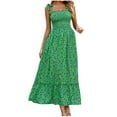 thumbnail image 1 of Vestidos Para Mujer Vestidos Midi Trendy Casual Print Camis Sin Mangas Vendaje Chaleco Vestido Largo Odeerbi  ODB162492, 1 of 7