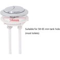 thumbnail image 2 of Dual Flush Toilet Water Tank Push Button, 58mm Thread Diameter (58mm), 2 of 7